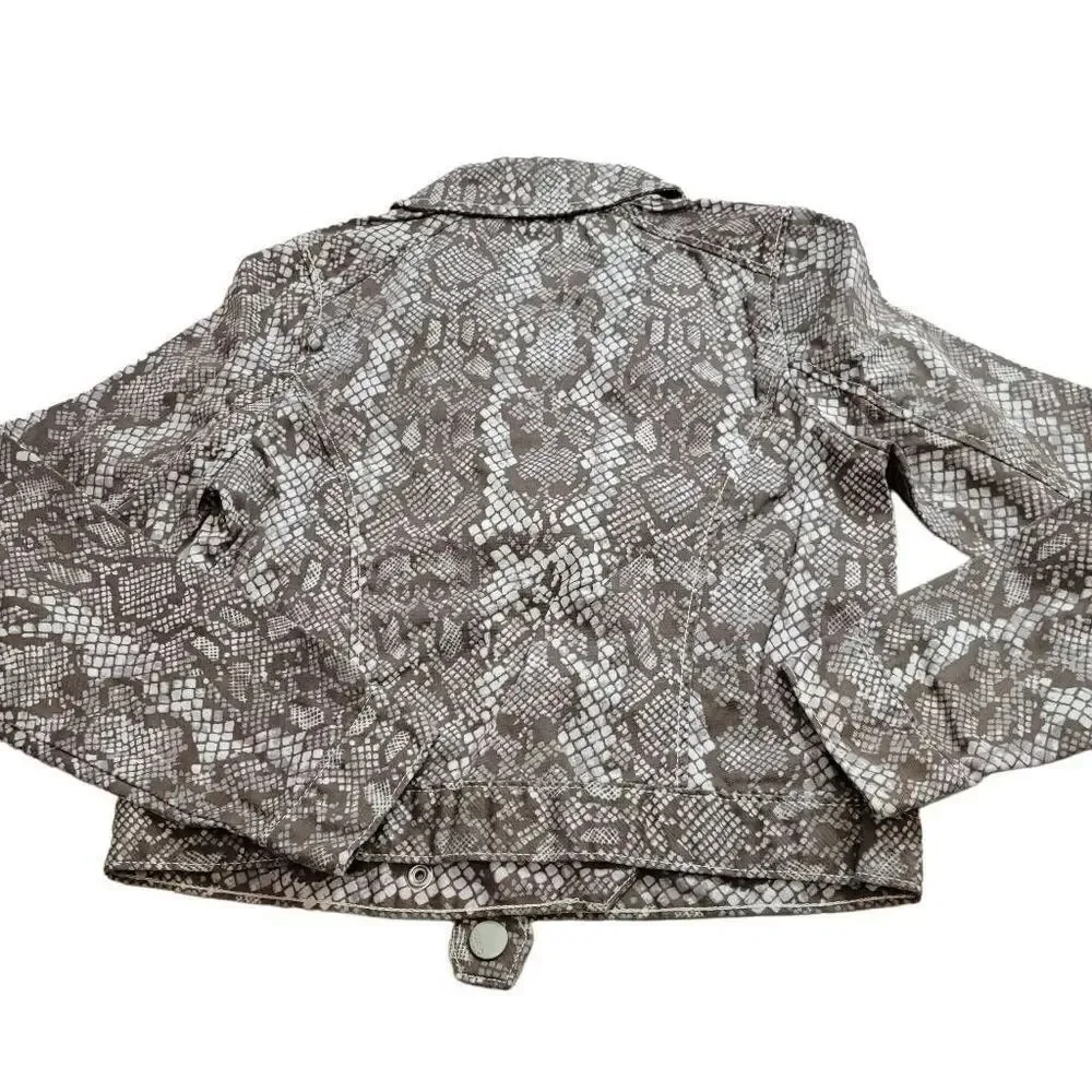 Gap Kids snake print jacket L10/12